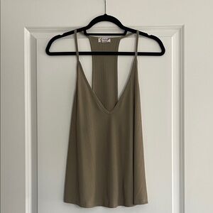 Free People Khaki Camisole Top